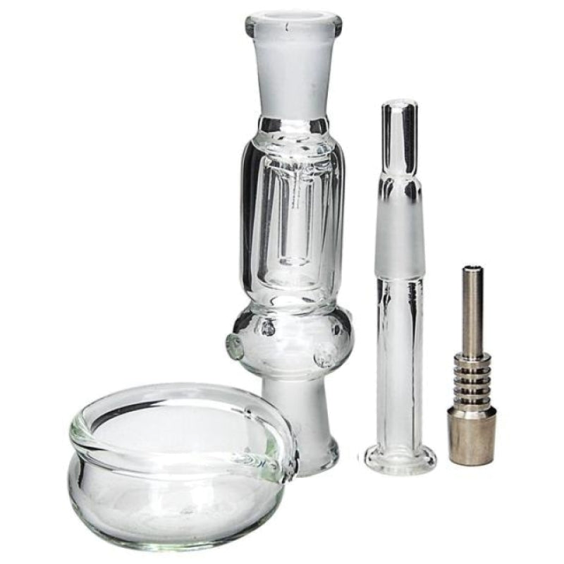 Micro Nectar Collector Kit | 4in Long - 10mm Attachment - Assorted