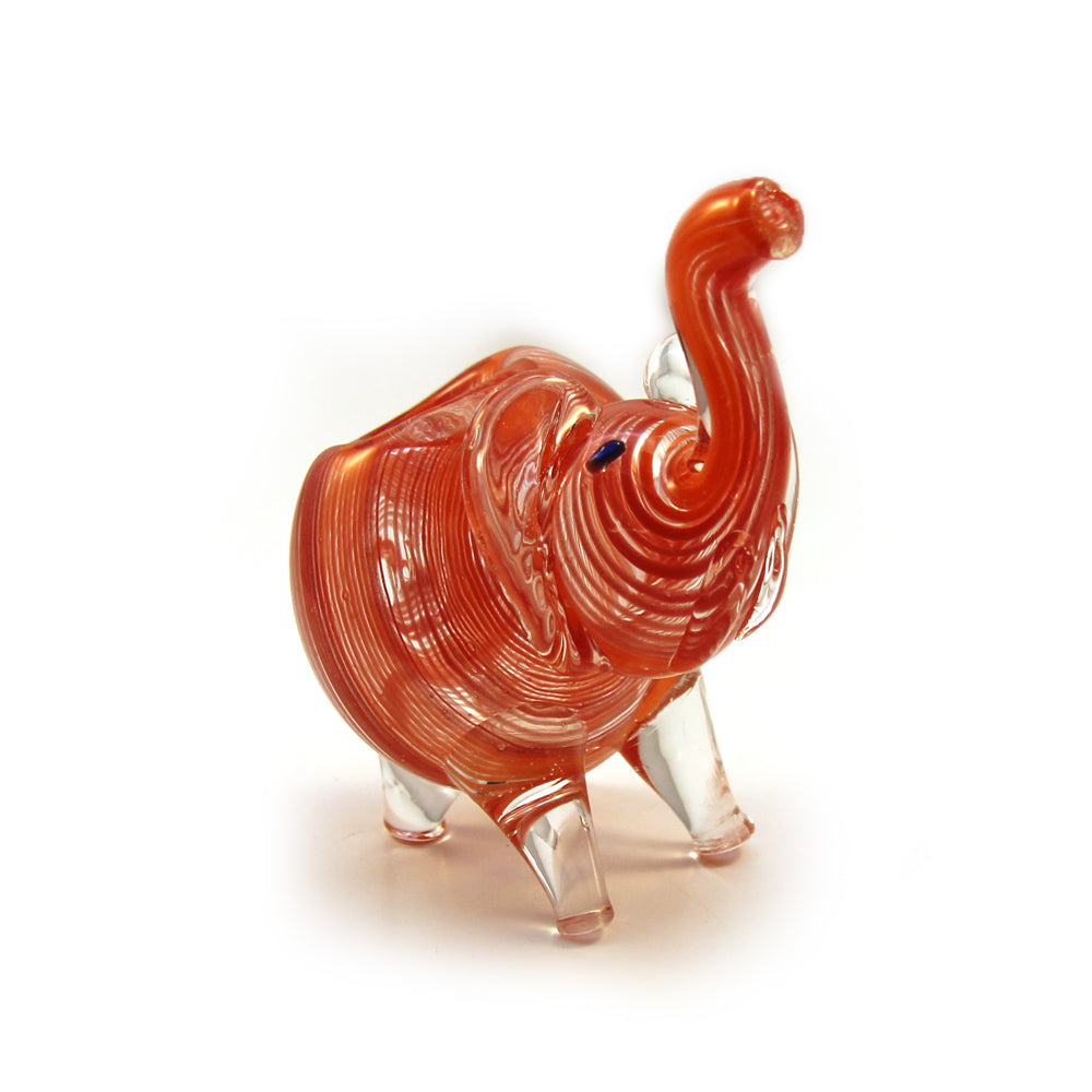 Large Elephant Glass Hand Pipe Assorted Colors and Designs