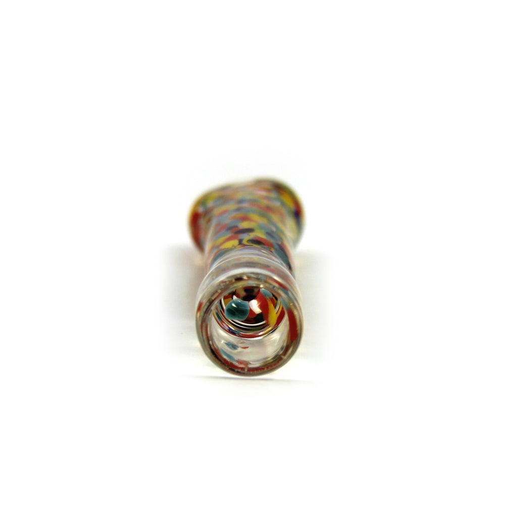 3" - 3.5" Spotted Rasta Frit Chillum Smoking Pipe
