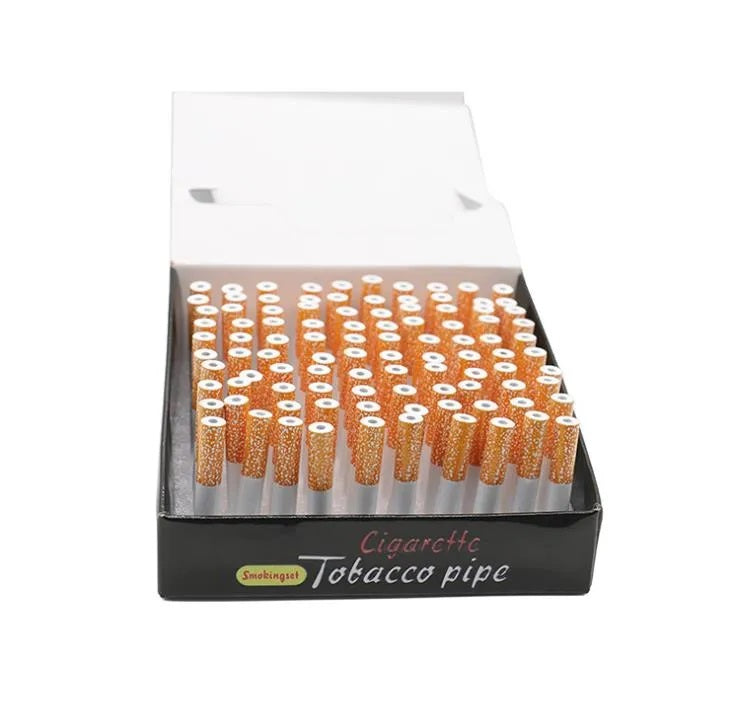 Wholesale 100 pcs Metal One Hitter Hand Pipe Smoking Pipe Cigarette Bat 100pcs WHOLESALE !!!