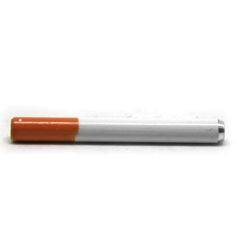 Cigarette Chillum Hand Pipe 3in Long - Metal Bat 1 Hitter Special Price $1.99