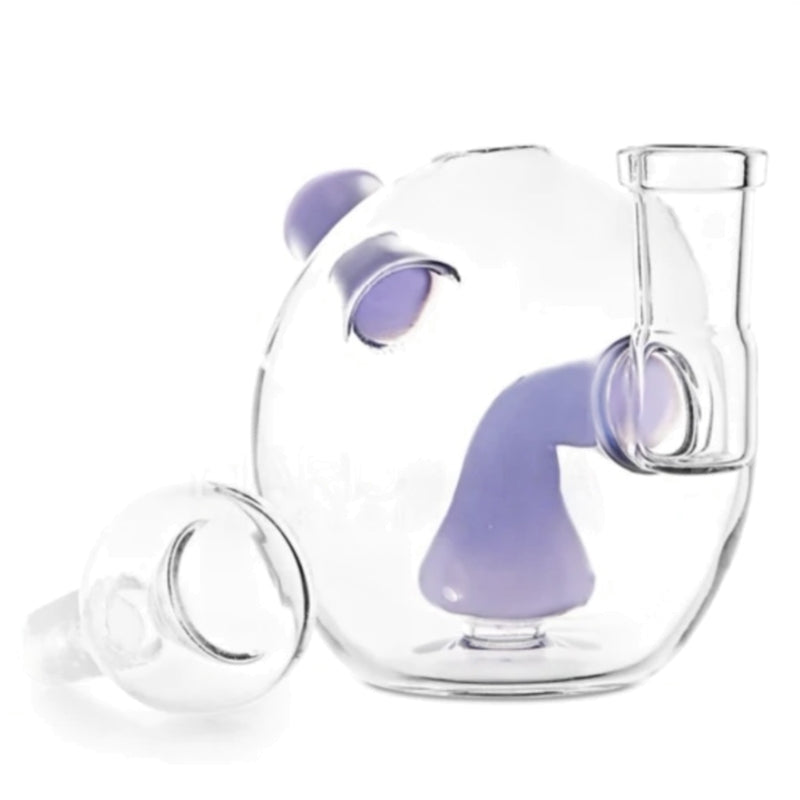 Round Slime Colors Glass Egg Water Pipe Dab Rig 14mm Purple Orb Special Offer