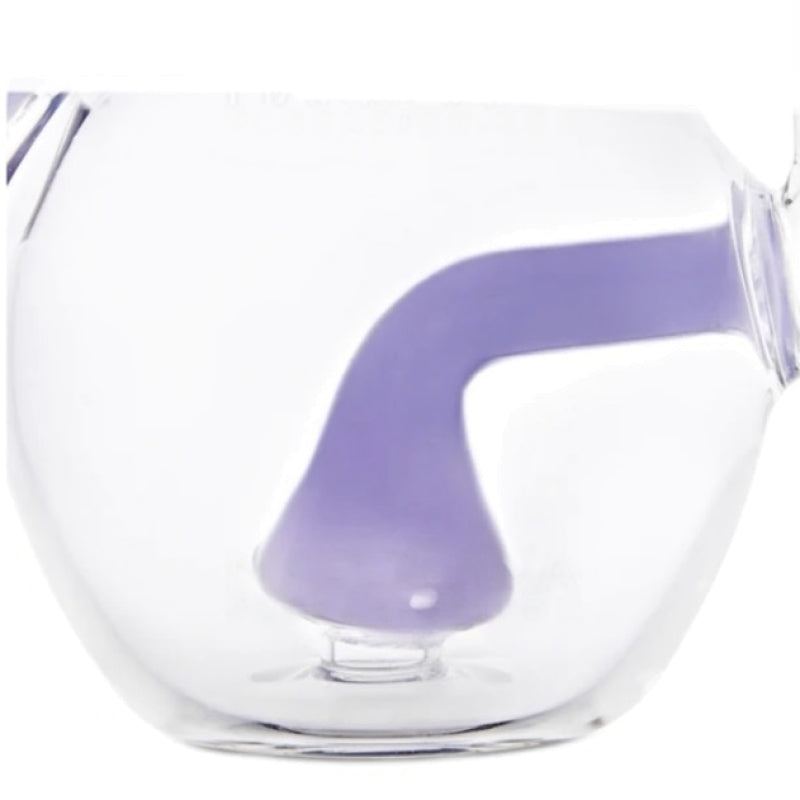 Round Slime Colors Glass Egg Water Pipe Dab Rig 14mm Purple Orb Special Offer