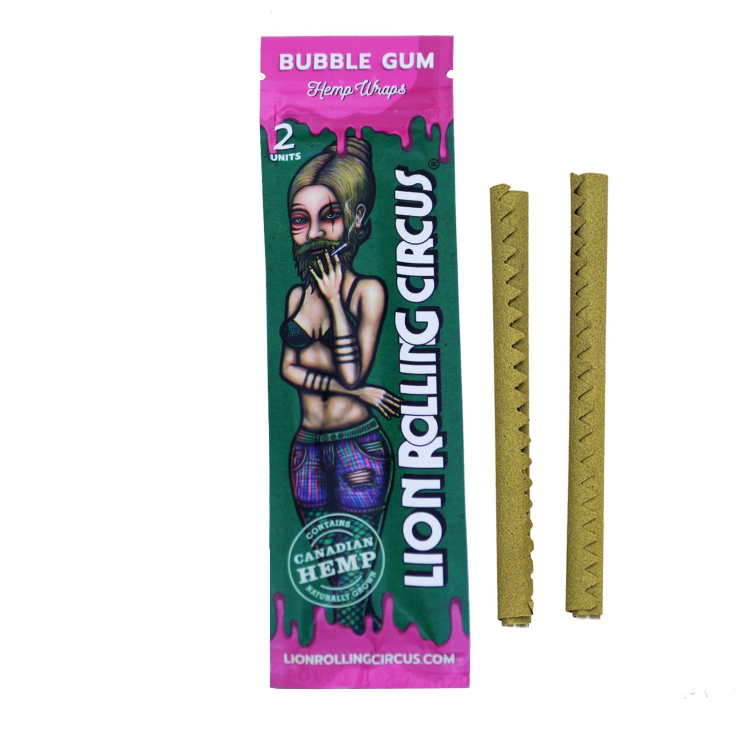 π Wholesale Price Lion Rolling Circus Hemp Wraps Bubble Gum Flavor Full Box β