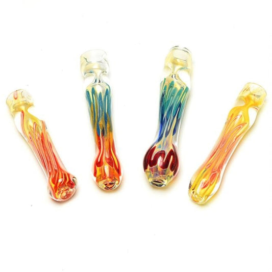 Wholesale  5 Pack assorted 1 Hitter Glass Hand Pipes Special