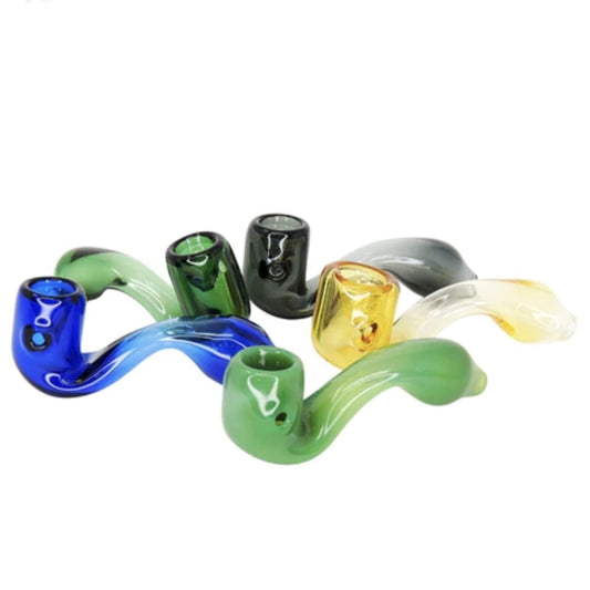 5 pc Deal in Assorted Colors total price $14.95 / Mini Sherlocks Glass Hand Pipe 3" Size 5 pipes per order